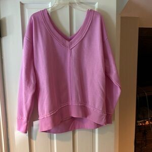pink long sleeve womens small